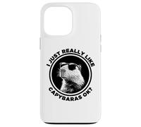 Funny Sunglasses Logo Lover I Just Really Like Capybaras Ok Carcasa para iPhone 13 Pro MAX