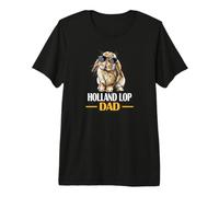 Funny Sunglasses Mini Holland Lop Dad Bunny Rabbit Lover Camiseta Premium