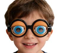 Funny Sunglasses - Shaking Eye Sunglasses Gag Props | Cute Blinking Glasses Toys For Kids Boys Teens Party Holiday Photo Booth Costume Stage Birthday Cosplay Performance