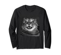 Funny Surprised Cat Meme Hilarious Shocked Tabby Kitty Manga Larga