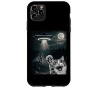 Funny Surprised Cat Selfie with Sasquatch - Bigfoot Adventur Carcasa para iPhone 11 Pro MAX