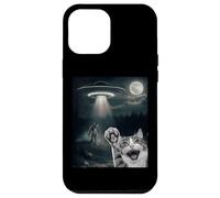 Funny Surprised Cat Selfie with Sasquatch - Bigfoot Adventur Carcasa para iPhone 12 Pro MAX