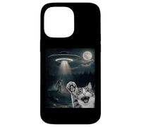 Funny Surprised Cat Selfie with Sasquatch - Bigfoot Adventur Carcasa para iPhone 14 Pro MAX