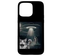 Funny Surprised Cat Selfie with Sasquatch - Bigfoot Adventur Carcasa para iPhone 15 Pro MAX