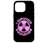 Funny Survived Radiation Cancer Awareness End of Treatment Carcasa para iPhone 16 Pro