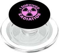 Funny Survived Radiation Cancer Awareness End of Treatment PopSockets PopGrip para MagSafe
