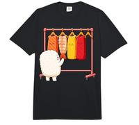 Funny Sushi Rice Character Shopping for Neta Outfits Cute Comfort Colors Adult Heavyweight T-Shirt