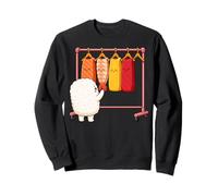 Funny Sushi Rice Character Shopping for Neta Outfits Cute Sudadera