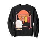 Funny Sushi Rice Character Shopping for Neta Outfits Cute Sudadera
