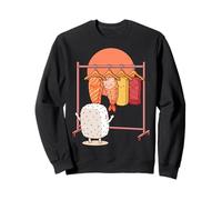 Funny Sushi Rice Character Shopping for Neta Outfits Cute Sudadera