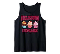 Funny Sweet Cupcakes, Birthday Cakes, Delicious Cupcakes Camiseta sin Mangas