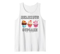 Funny Sweet Cupcakes, Birthday Cakes, Delicious Cupcakes Camiseta sin Mangas