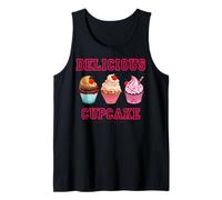 Funny Sweet Cupcakes, Birthday Cakes, Delicious Cupcakes Camiseta sin Mangas