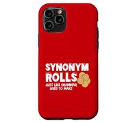 Funny Synonym Rolls Graphic Grammar Teacher Pun Carcasa para iPhone 11 Pro
