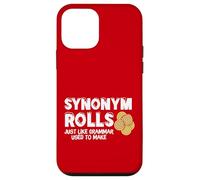 Funny Synonym Rolls Graphic Grammar Teacher Pun Carcasa para iPhone 12 Mini
