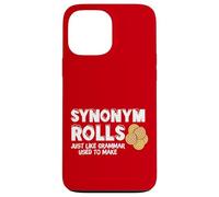 Funny Synonym Rolls Graphic Grammar Teacher Pun Carcasa para iPhone 13 Pro MAX