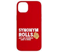Funny Synonym Rolls Graphic Grammar Teacher Pun Carcasa para iPhone 14 Plus