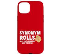 Funny Synonym Rolls Graphic Grammar Teacher Pun Carcasa para iPhone 15 Plus
