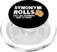 Funny Synonym Rolls Graphic Grammar Teacher Pun PopSockets PopGrip para MagSafe