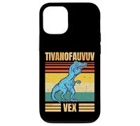 Funny T Rex Dinosaur Cartoon Retro Speech Gag Carcasa para iPhone 12/12 Pro
