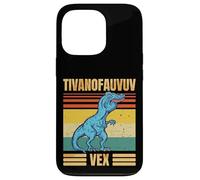 Funny T Rex Dinosaur Cartoon Retro Speech Gag Carcasa para iPhone 13 Pro