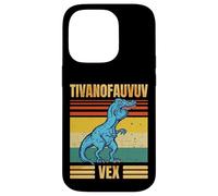 Funny T Rex Dinosaur Cartoon Retro Speech Gag Carcasa para iPhone 14 Pro