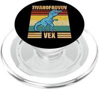 Funny T Rex Dinosaur Cartoon Retro Speech Gag PopSockets PopGrip para MagSafe
