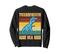 Funny T Rex Dinosaur Cartoon Retro Speech Gag Sudadera