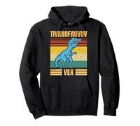 Funny T Rex Dinosaur Cartoon Retro Speech Gag Sudadera con Capucha