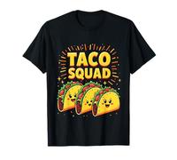 Funny Taco Squad Cinco de Mayo Comida Mexicana Fiesta Vibes Camiseta