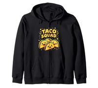 Funny Taco Squad Cinco de Mayo Comida Mexicana Fiesta Vibes Sudadera con Capucha