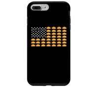 Funny Tacos American Flag 4th Of July Patriotic Carcasa para iPhone 7 Plus/8 Plus