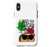 Funny Tacos Squad al Pastor Mexican Food Lover Spanish Team Carcasa para iPhone X/XS