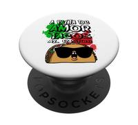 Funny Tacos Squad al Pastor Mexican Food Lover Spanish Team PopSockets PopGrip Adhesivo