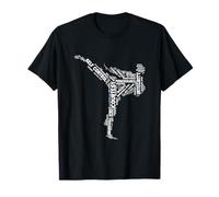 Funny Taekwondo Designs | For Fans of MMA Camiseta de Taekwondo Hombre S Manga Corta Negra