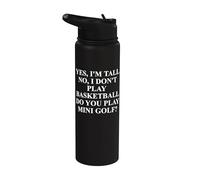 Funny Tall Guy Apparel - Mejor diseño de personas altas Stainless Steel Insulated Water Bottle