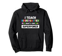 Funny Teacher - Enseño al jardín de Infantes cuál es tu Superpoder Sudadera con Capucha