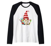 Funny Teacher GNOME For First Day At Elementary School Camiseta Manga Raglan