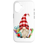 Funny Teacher GNOME For First Day At Elementary School Carcasa para iPhone 16