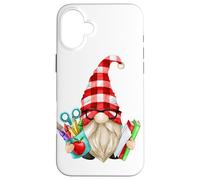 Funny Teacher GNOME For First Day At Elementary School Carcasa para iPhone 16 Plus