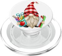 Funny Teacher GNOME For First Day At Elementary School PopSockets PopGrip para MagSafe