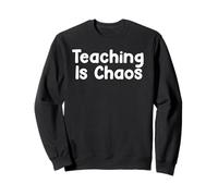 Funny Teacher Humor Design Teaching School Life Energy Sudadera
