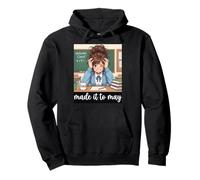 Funny Teacher Meme llegó a Mayo último día de Escuela niñas Sudadera con Capucha