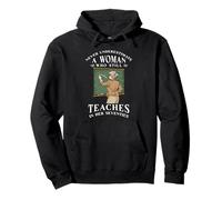 Funny Teacher Nunca Subestimes a una anciana Teach Seventies Sudadera con Capucha