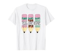 Funny Teacher Quote For Women Who Loves Teach Love Inspire Camiseta