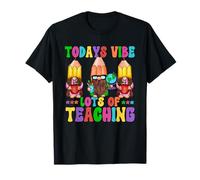 Funny Teacher Saying For Women and Men GNOME Teaching Quote Camiseta