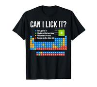 Funny Teacher Student Can I Lick It Tabla periódica Camiseta