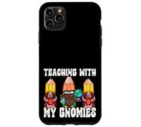 Funny Teaching with My Gnomies 100 Days of School Gnomes Carcasa para iPhone 11 Pro MAX