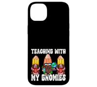 Funny Teaching with My Gnomies 100 Days of School Gnomes Carcasa para iPhone 14 Plus