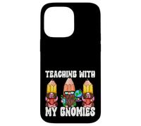 Funny Teaching with My Gnomies 100 Days of School Gnomes Carcasa para iPhone 14 Pro MAX